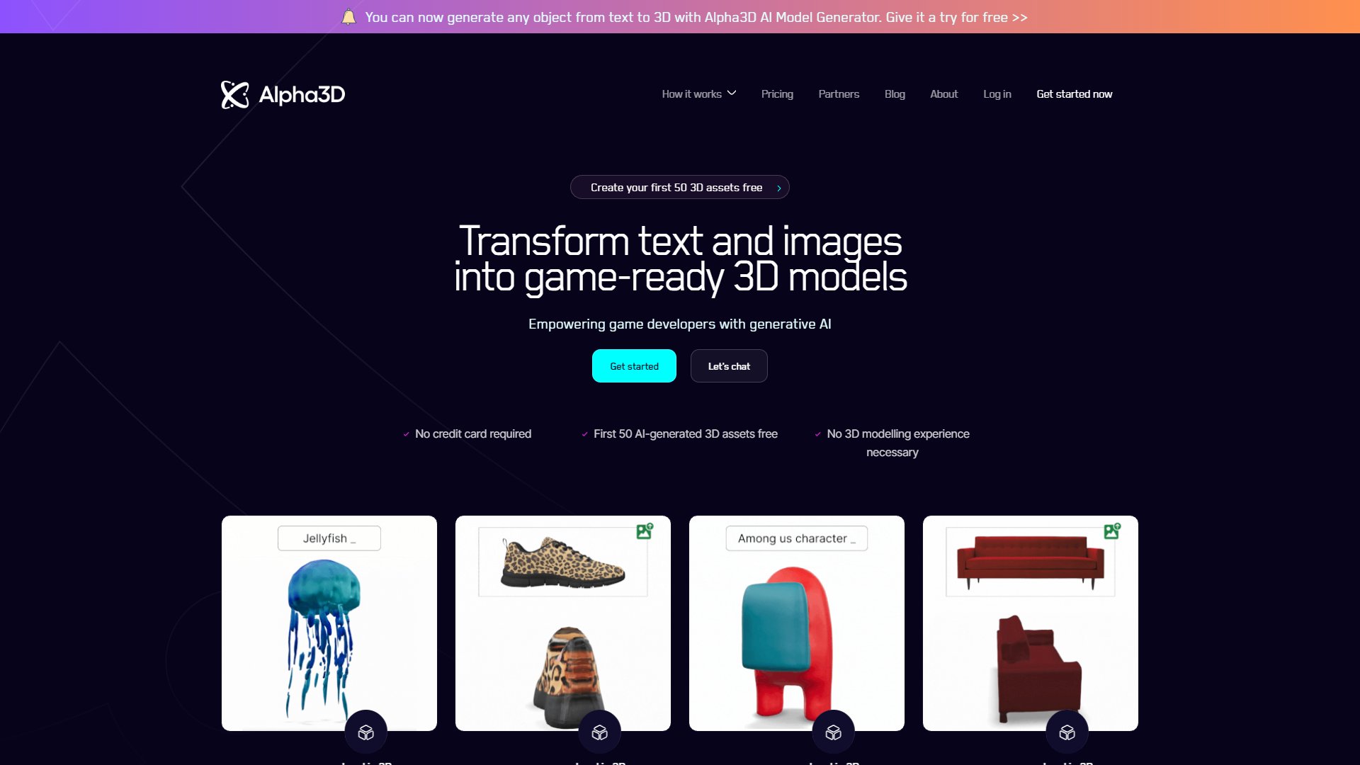Alpha3D platform interface