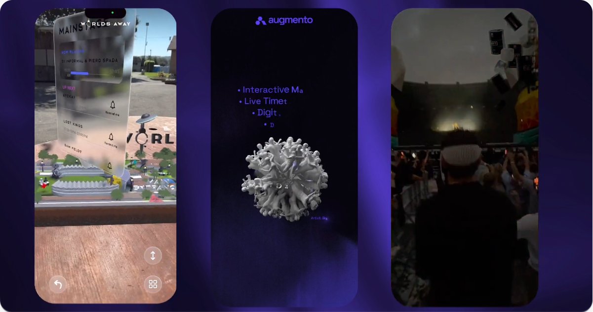 AR interactive festival map