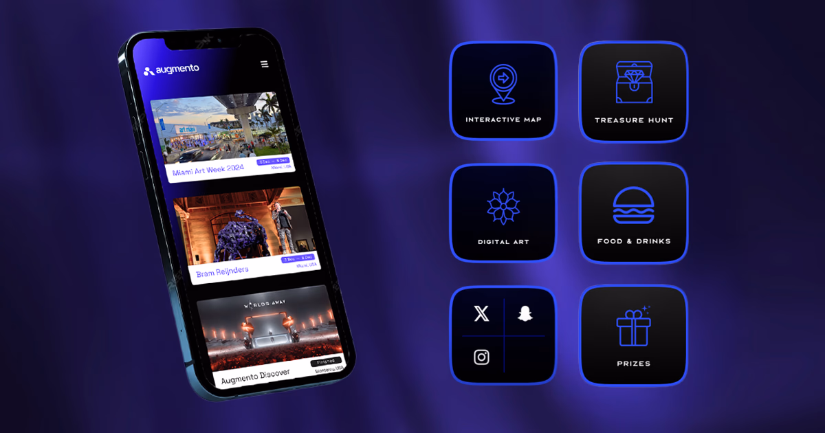 Mobile AR quiz and prize system